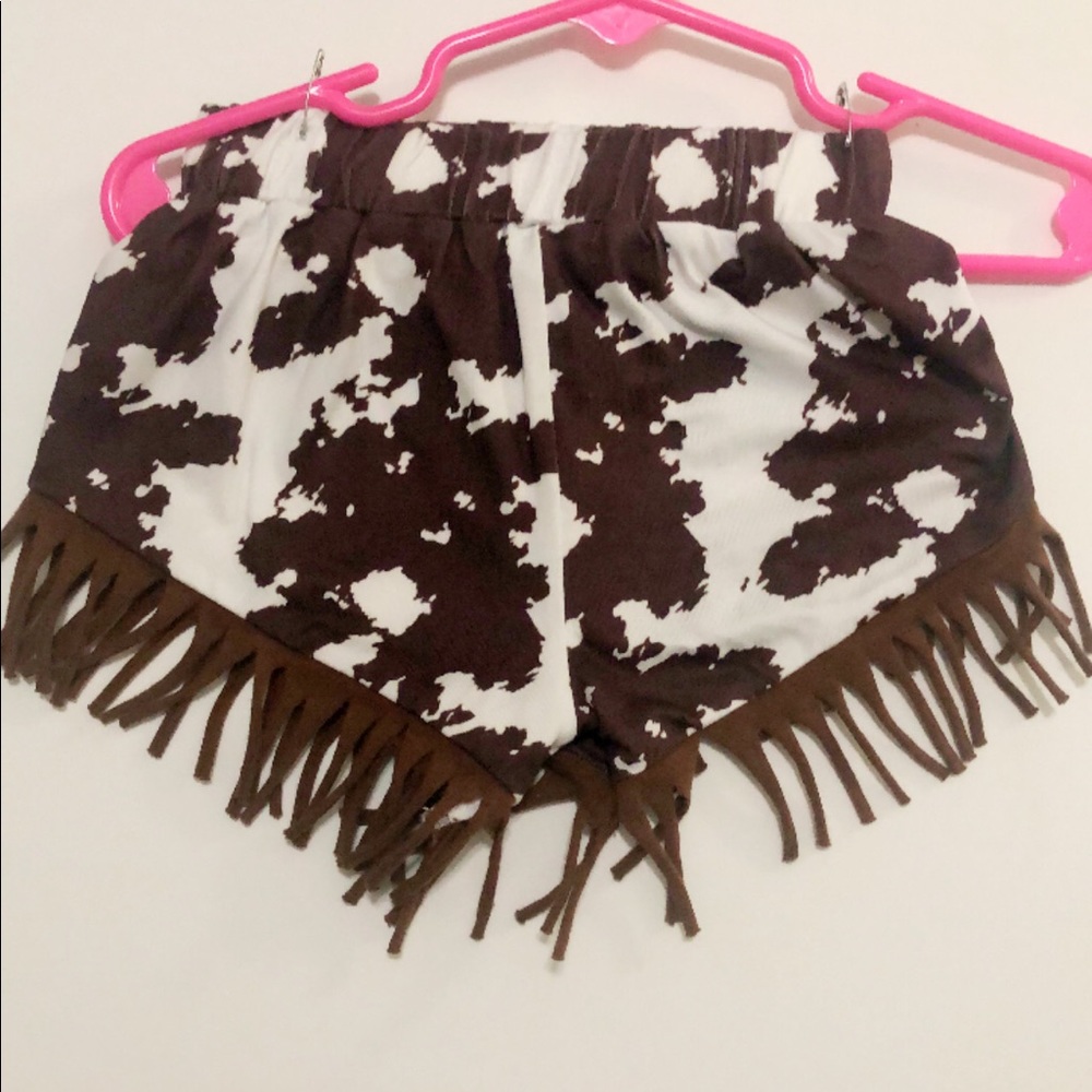 Toddler Cowprint Shorts